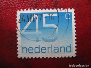 Timbres: -holanda, sello usado
